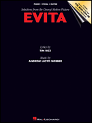 Evita piano sheet music cover